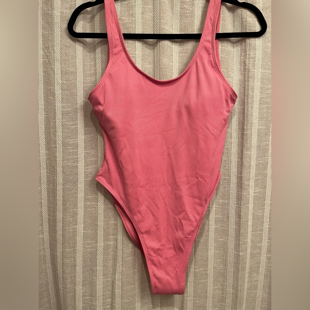 High-Leg One-Piece Swimsuit